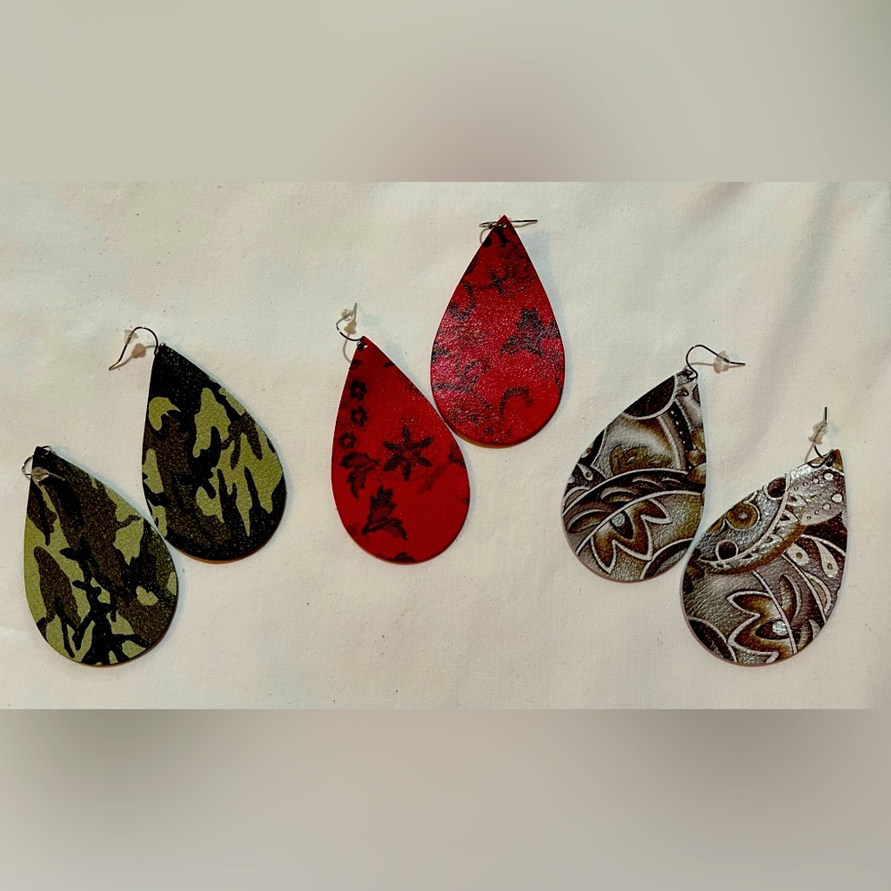 Bargain Price! All 3 pairs for $9. Genuine Leather